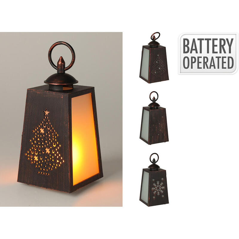 Farol LED Efecto Llama, a Batteries 3 Modelos, 10X19CM. Basics