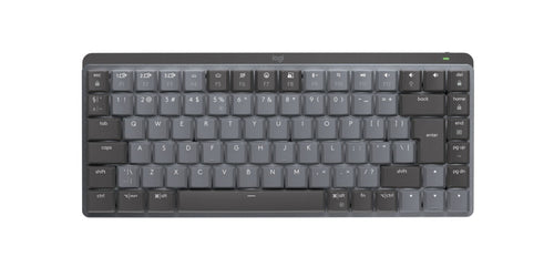 Logitech Mx Mini Mechanical Keyboard RF Wireless + Bluetooth QWERTY Internacional Ee.uu. Graphite Grey — image 1