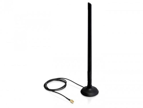Delock 88410 Antenna Omnidirectional Rp-sma 6.5 dBi With Mount Magnetic — image 1