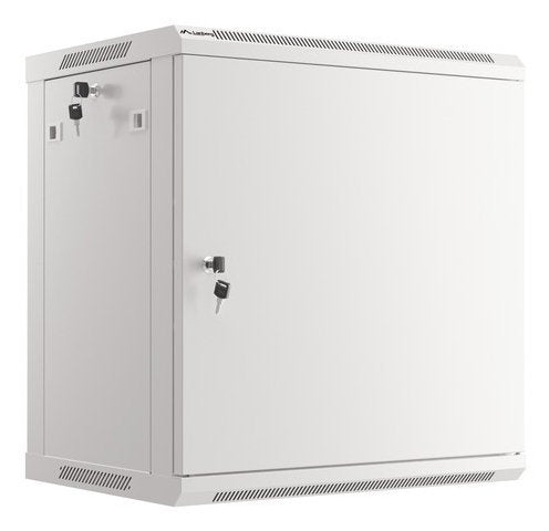 Lanberg Cabinet Rack 19 Assembly Wall 12U / 600X450 With Door Metálica Grey (paquete Flat