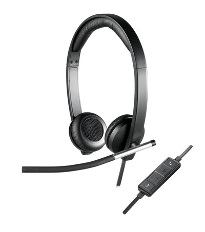 Logitech Headphones H650E Microphone USB 1.8M — image 1
