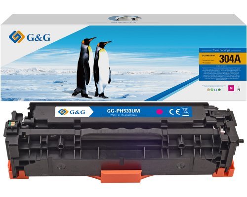 G&g Toner Compatible With HP 304A/ HP CC533A/
