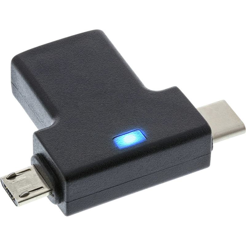 Inline Adapter T USB 3.1/2.0 Otg, Type-c Male Or Micro-usb a Female