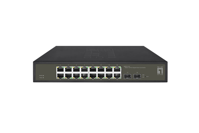Levelone Switch 16X Ge GES-2118 2XGSFP 19 10/100/1000