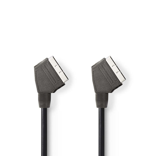 Nedis Scart-cable Scart Connector Male Scart Connector Male - Vernickelt 480P 1.50M Round Pvc Black Label — image 1