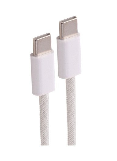 Shiverpeaks USB-C Cable Charging 2.0, 60W, White Textil, 0,5M