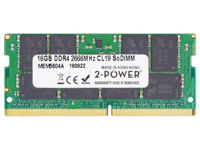 2-POWER Memory SODIMM 16GB DDR4 2666MHZ CL19 SODIMM 2P-KCP426SD8/16 — image 1