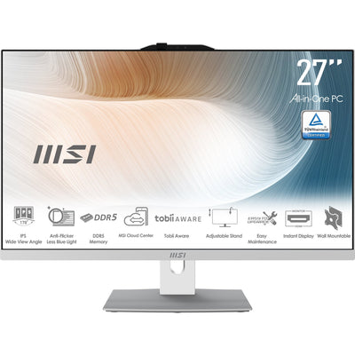 MSI Keyboard German - Modern AM272P 1M-1428AT All-in-one White 27 (68,6CM) FHD Display, Intel Core 5 120U, 16G — image 1