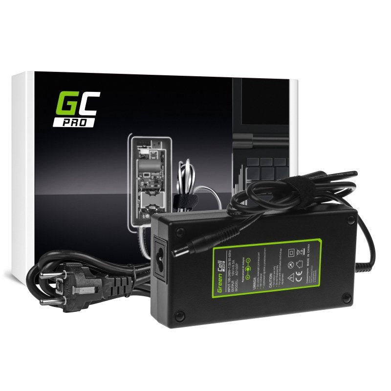 Green Cell Charger Pro Msi GT60 GT70 GT680 GT683 Asus Rog G75 G75V G75VW G750JM G750JS 19V 9.5A 180W