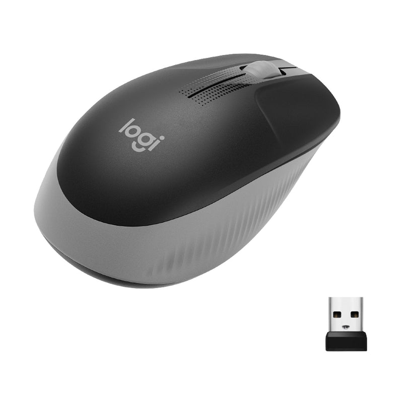 Logitech Wireless Mouse M190 Grey Medio 910-005906