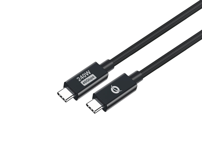 Conceptronic USB Cable -c Male a USB-C Male 2M USB4.0 Gen 3 240W 48V 5A 40Gbps E-mark