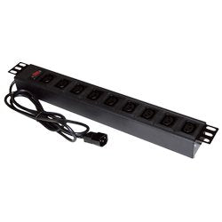 Alantec PZ010 Base Múltiple 1,8M 9 Salidas AC Indoor Black — image 1