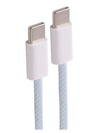 Shiverpeaks USB-C Cable Charging 2.0, 60W, Blue Textil, 2M