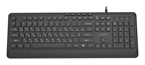 Gembird Keyboard Multimedia USB Cyrill/Black KB-MCH-05-CYRL — image 1