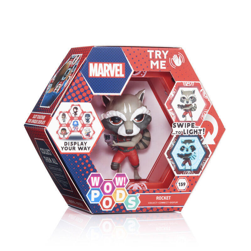 Figure LED Wow! Rocket Raccoon Marvel