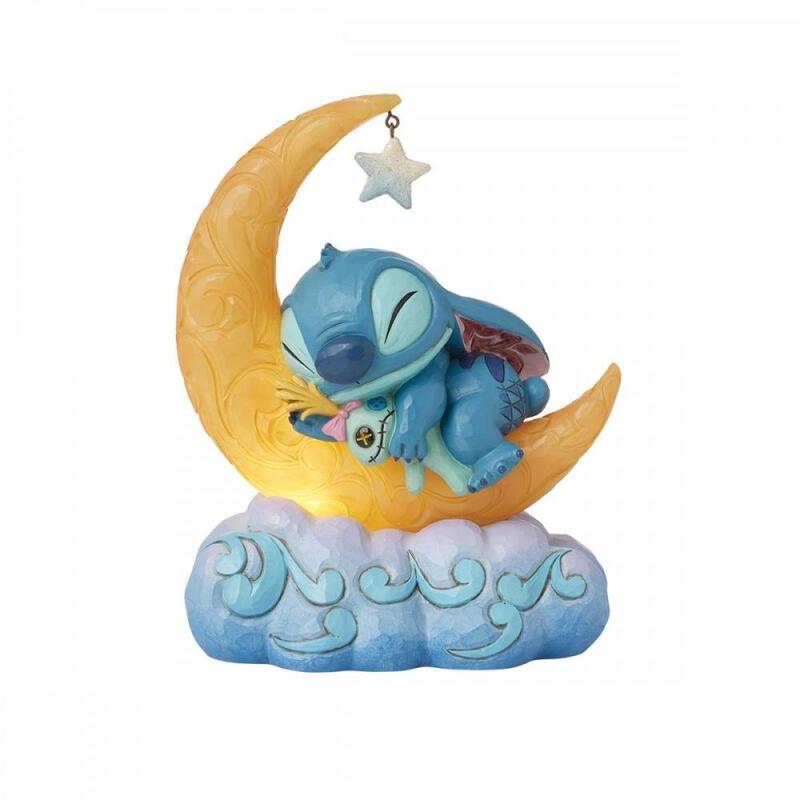 Enesco Figura Luminosa Disney Stitch Y Scrump Luna