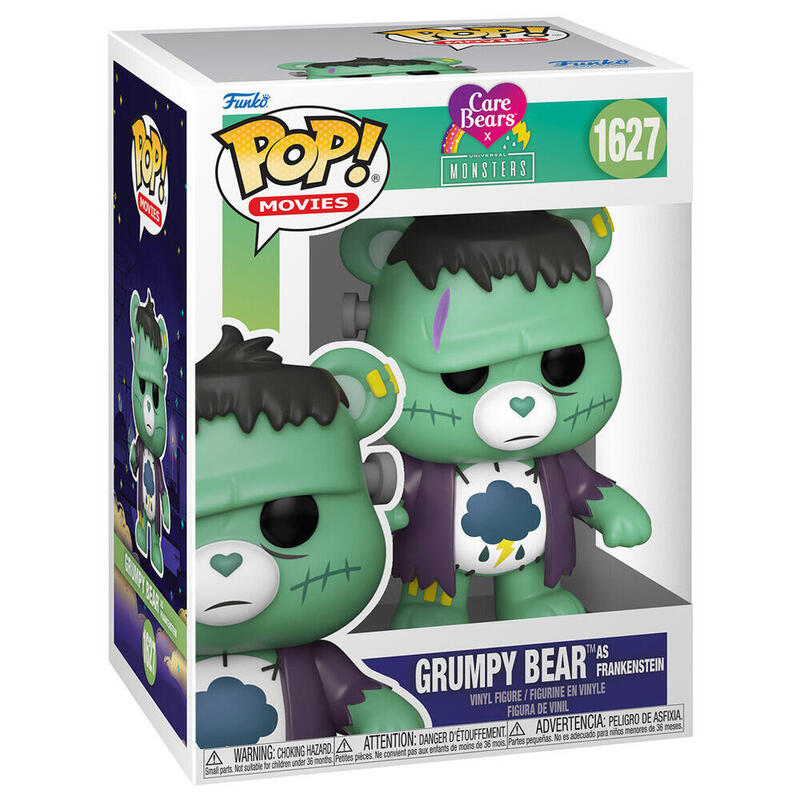 Figura Pop Care Bears X Monsters Grumpy Bear Frankenstein
