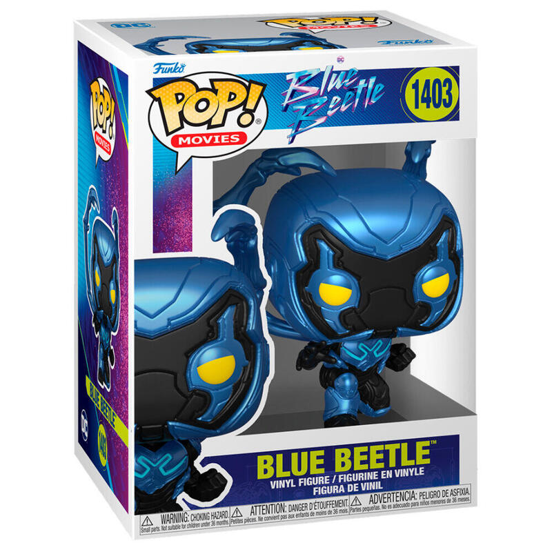 Figura Pop DC Comics Azul Beetle - Azul Beetle Chase