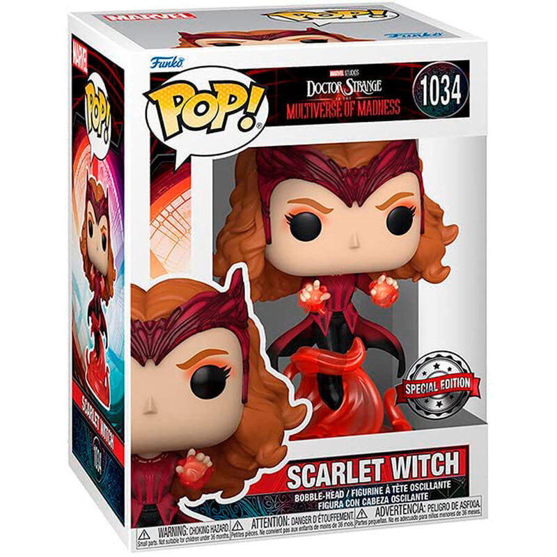 Figura Pop Marvel Doctor Strange Multiverse De Madness Scarlet Witch Exclusive