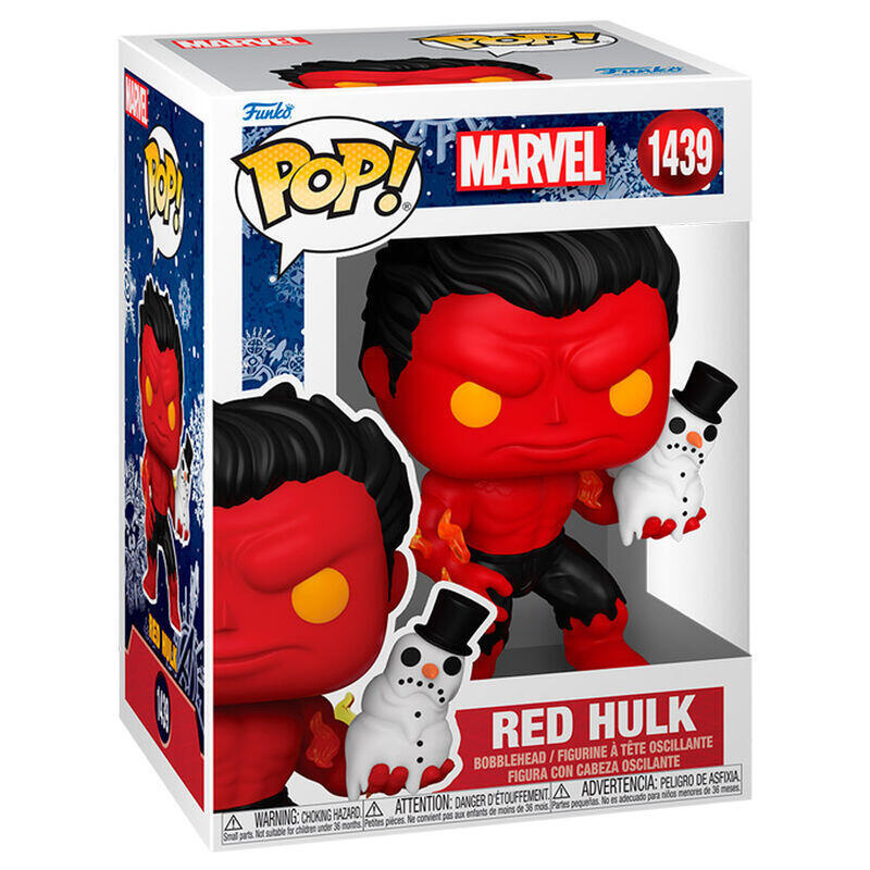 Figura Pop Marvel Network Hulk Con Snowman