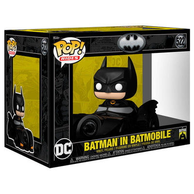 Figure Pop Rides Deluxe DC Comics Batman In Batmobile — image 1