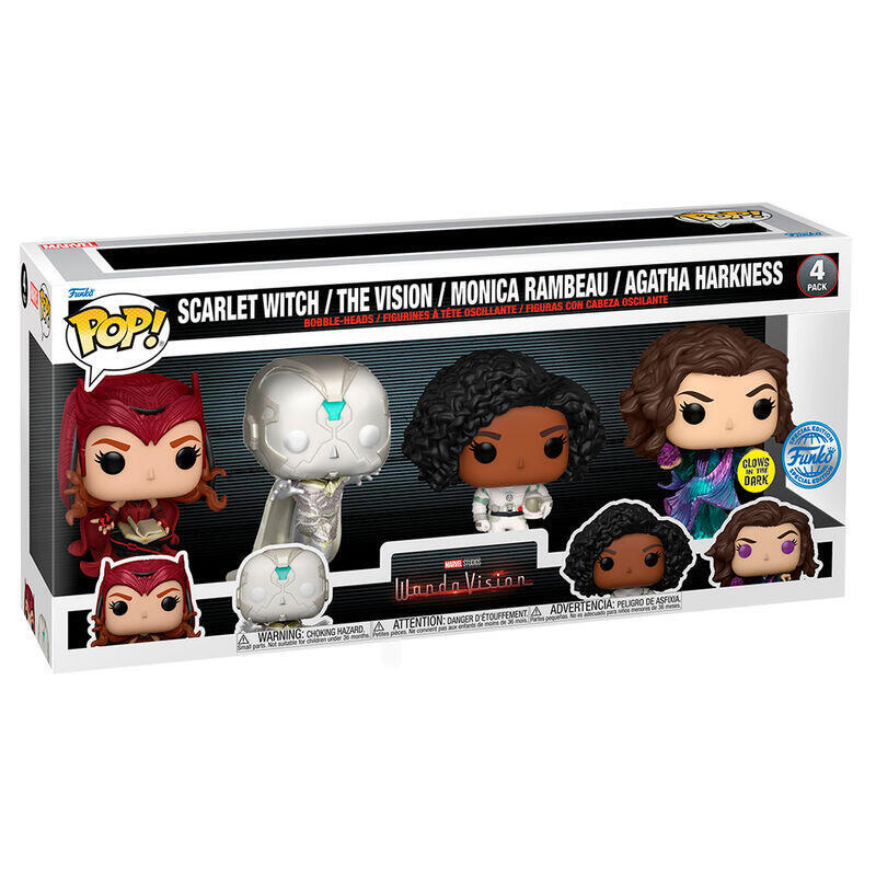 Figuras Blíster 4 Pop Marvel Wandavision Exclusive