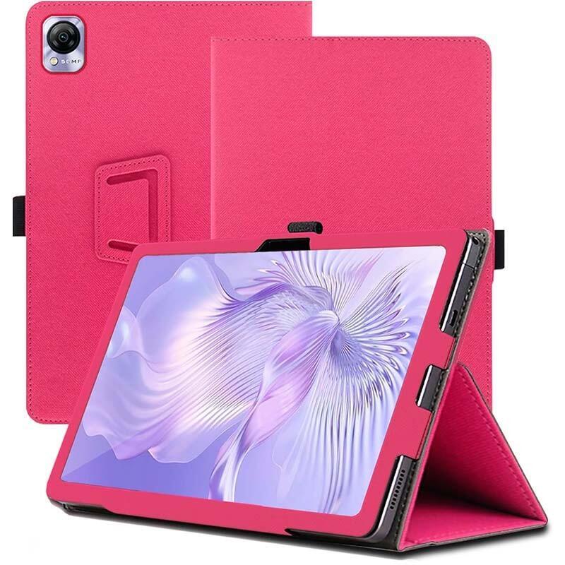 Case Smart Pu Blackview Mega 1 With Stand Pink
