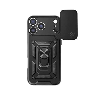 Jc Case Rear With Ring Stand + Protector Camera Black Apple Iphone 17 Pro — image 1