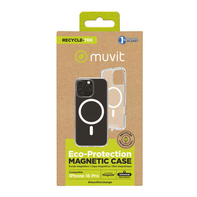 Muvit Case Recycletek Magsafe Apple Iphone 16 Pro Transparent — image 1