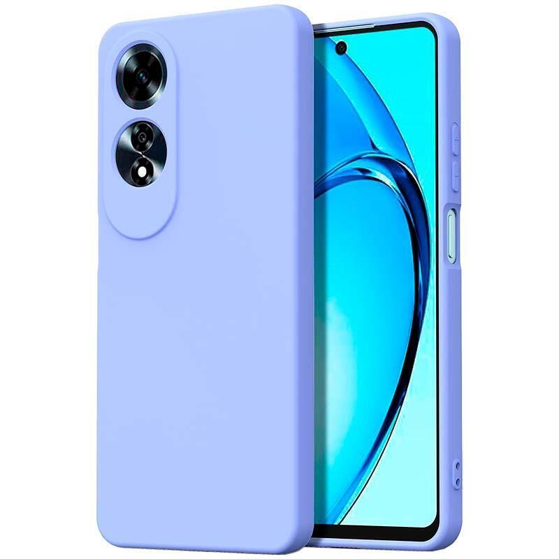 Case Oppo A60 Square Liquid Premium Lavanda