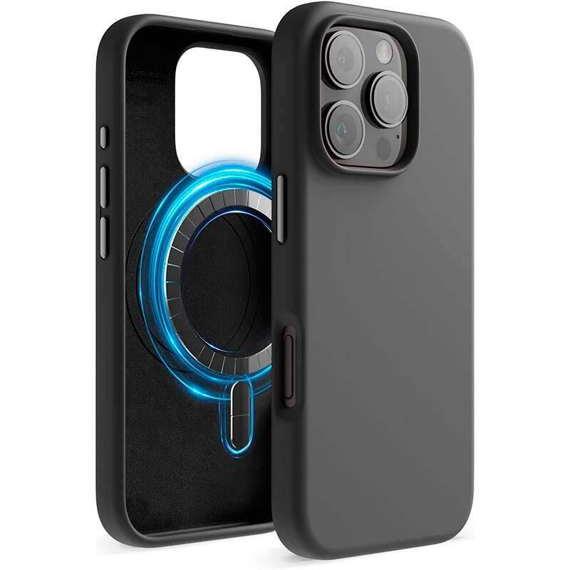 Case Soft Magsafe Compatible Iphone 16 Pro Black