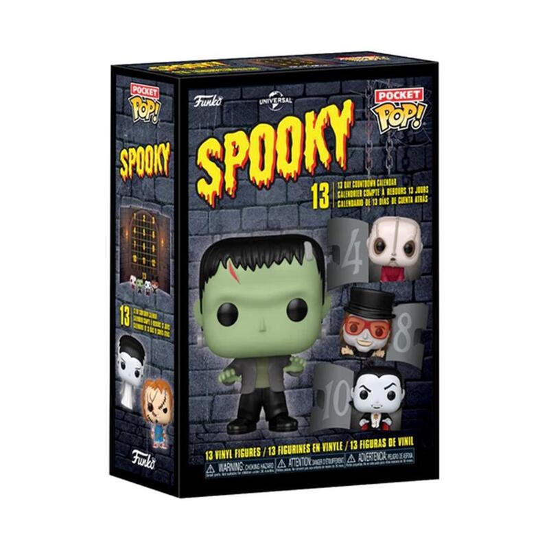 Funko Calendar Spooky Universal Studios 13 Day Countdown