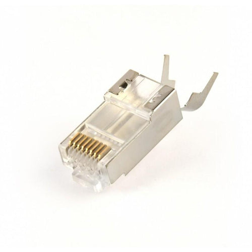 Gembird Shielded Modular CAT.7 Pass-through Type Plug 15U Gold Plated 100 Pcs Per Bag — image 1