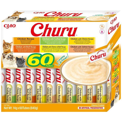 Inaba Rubber Gatos Churu Variety Box Chicken 60 X 14G — image 1