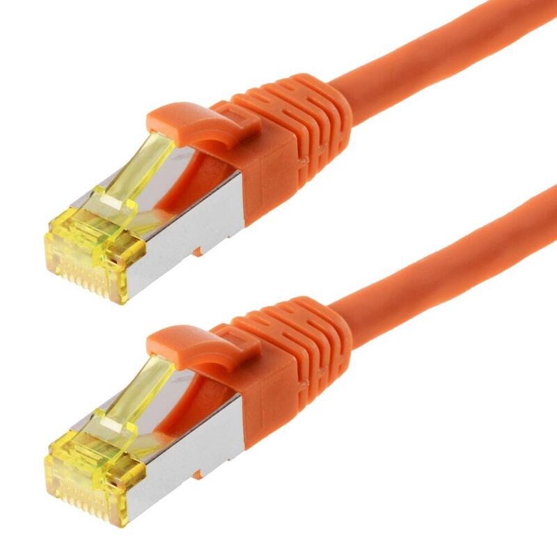 Helos Network Cable S/FTP CAT.6A Orange 7,5M