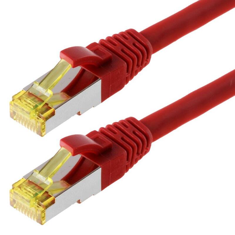 Helos Network Cable S/FTP CAT.6A Red 5,0M