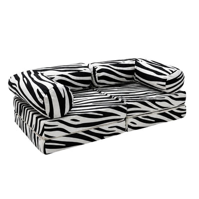 HoneyHug Soft Modular Sofa for Children – Zebra
