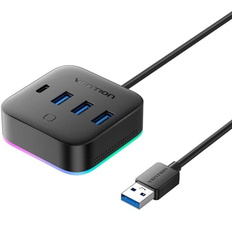 Vention Hub USB 3.0 Chzbd 3x USB 1x USB Type-c 1x USB Type-c Pd