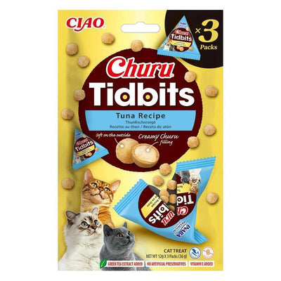 Inaba Cat Churu Tidbits 3P Tuna Recipe 3X12G — image 1