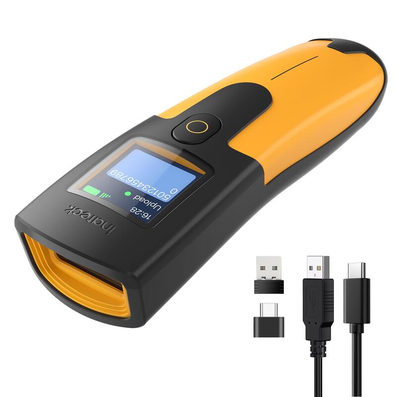 Inateck BCST-48 Barcode Scanner 2D Bluetooth USB Black