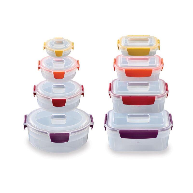 Joseph Nest Lock 8-PIECE Multic.mixed Food Container Set