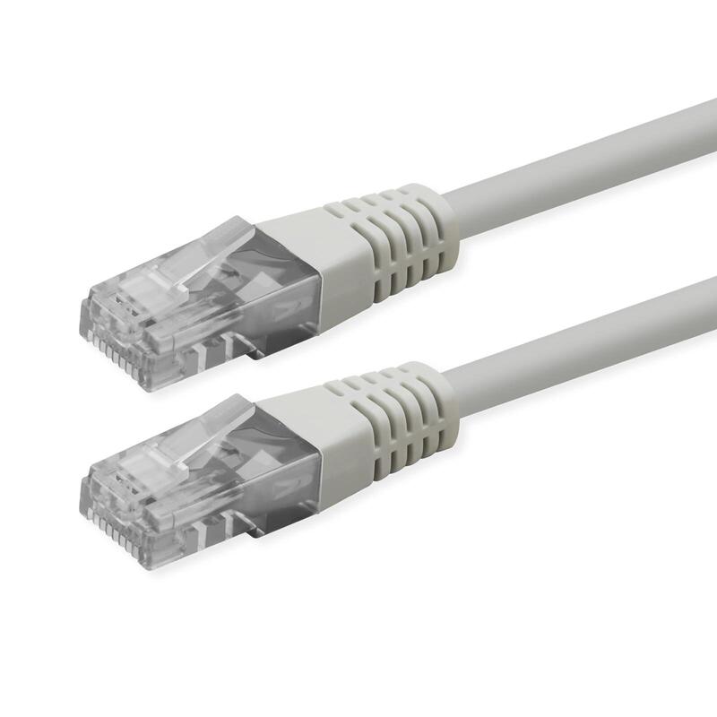 Roline Kab Network Cable CAT.6 Class And UTP PoE White 5M