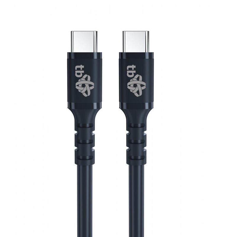 Cable USB C - USB C 50CM Silikon NEGRO2.0