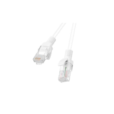 Lanberg Network Cable CAT.5E UTP 0.25M White 10-PACK — image 1