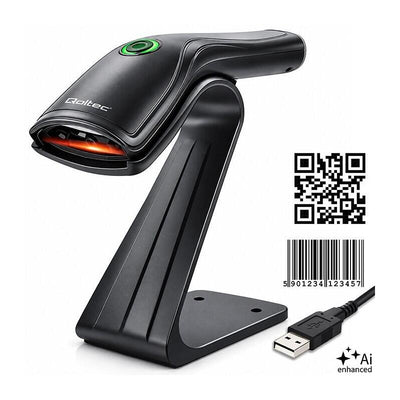 Reader Codes Barcodes 1D 2D + Stand Skaner Qr Ean USB — image 1