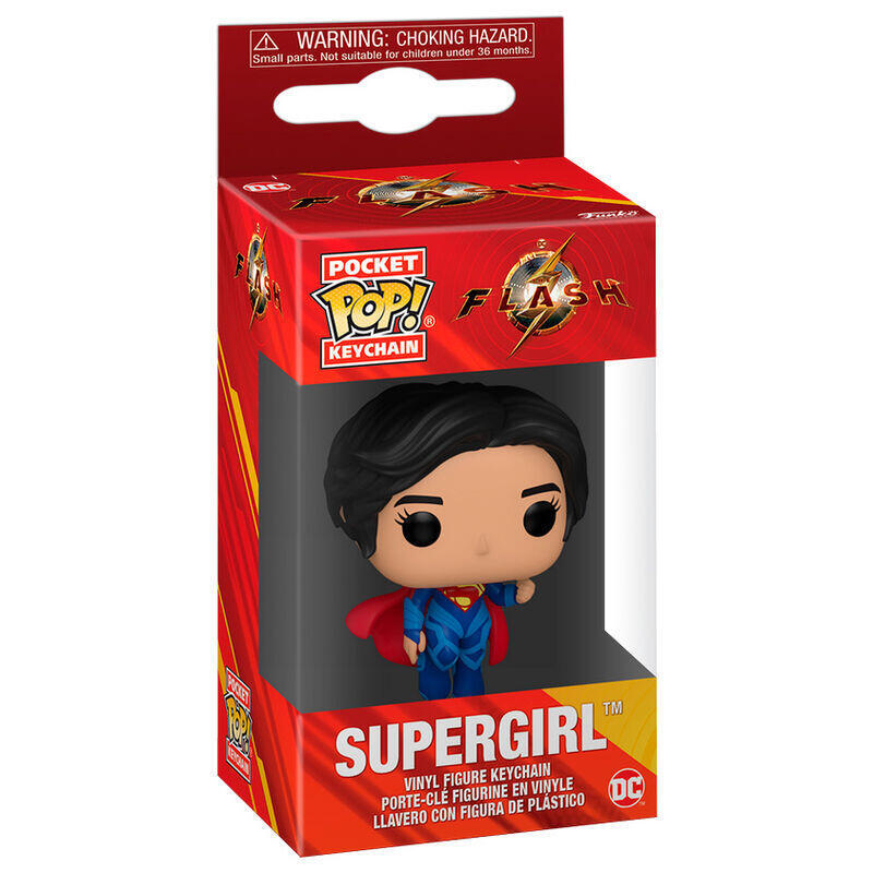 Keyring Pocket Pop DC Comics The Flash Supregirl