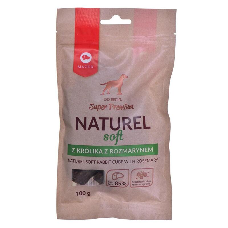 Maced Super Premium Naturel Soft Rabbit With Rosemary - Dog Treat - 100G