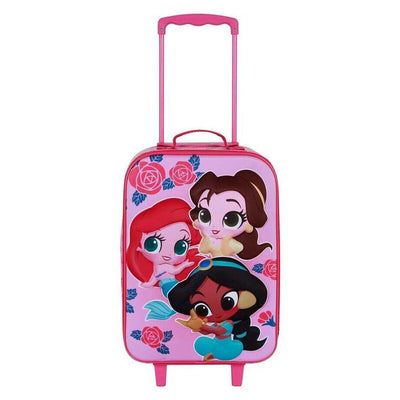 Maleta Trolley 3D Flowers Princesas Disney 52CM — image 1