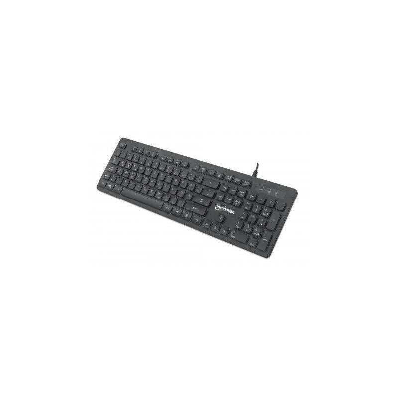 Manhattan Ultraflache Usb-gaming-teclado With Leds