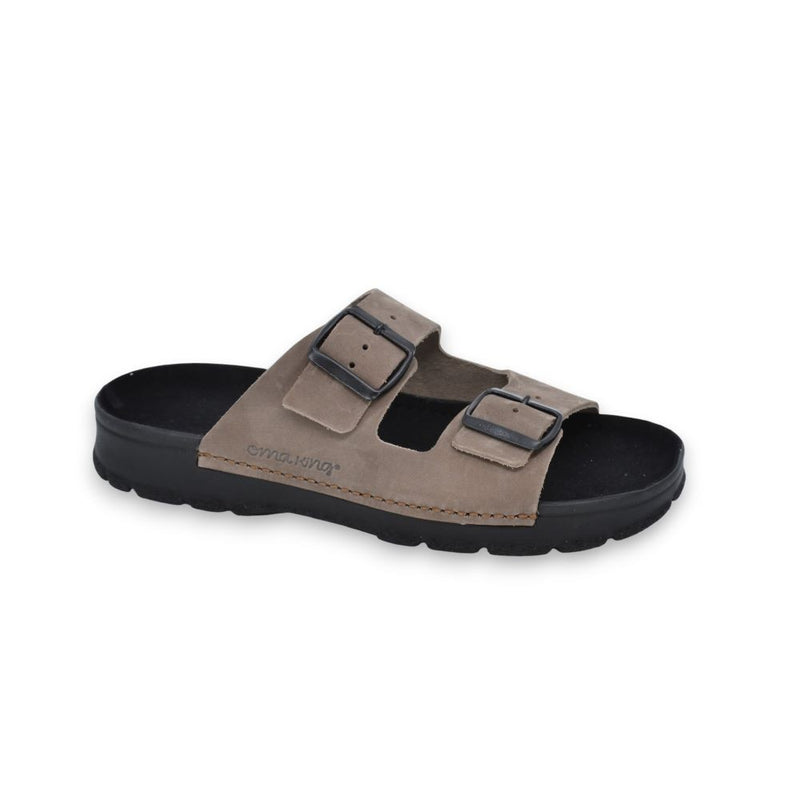 Meeliku Leather Sandals – Brown/Black
